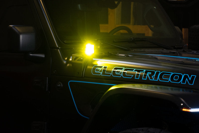 DV8 Offroad 3in Elite Series LED Amber Pod Light - Black Ops Auto Works