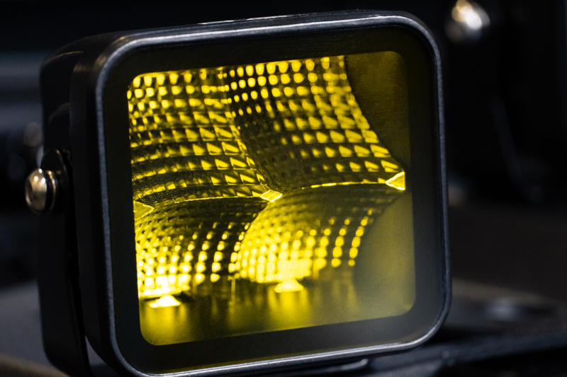 DV8 Offroad 3in Elite Series LED Amber Pod Light - Black Ops Auto Works