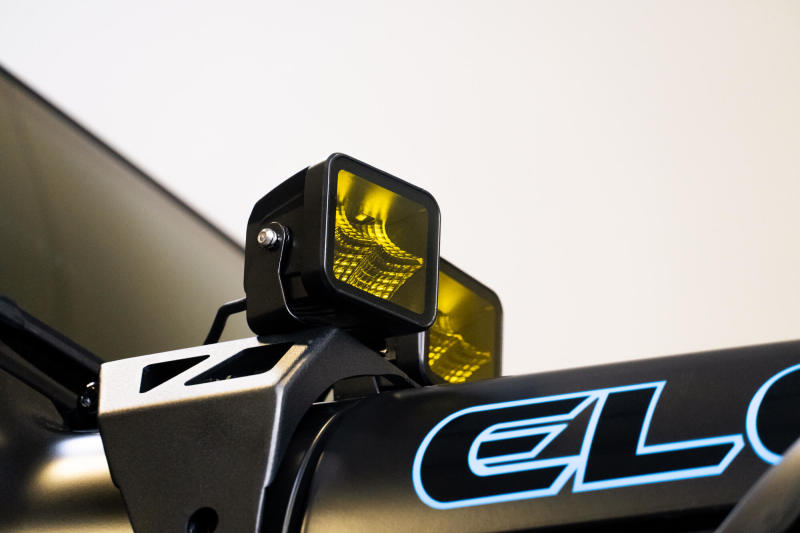 DV8 Offroad 3in Elite Series LED Amber Pod Light - Black Ops Auto Works