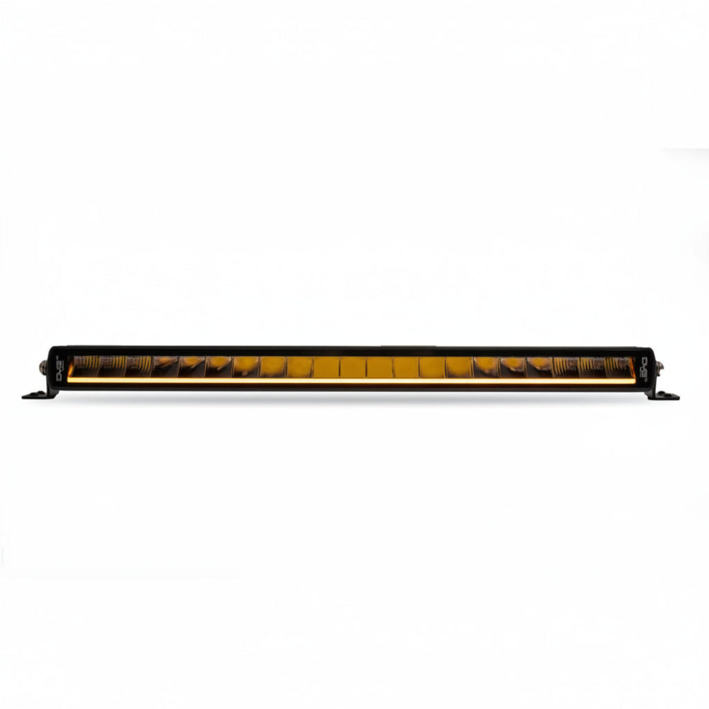 DV8 Offroad 20-inch Halo Elite LED light bar with amber accent
