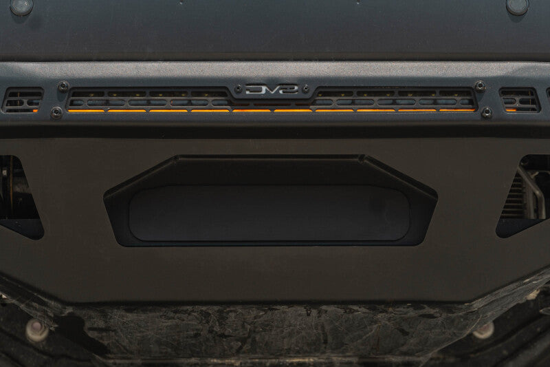 DV8 Winch Fairlead Cover Plate - Micro Texture Black - DV8 Offroad DVEFBBO-01