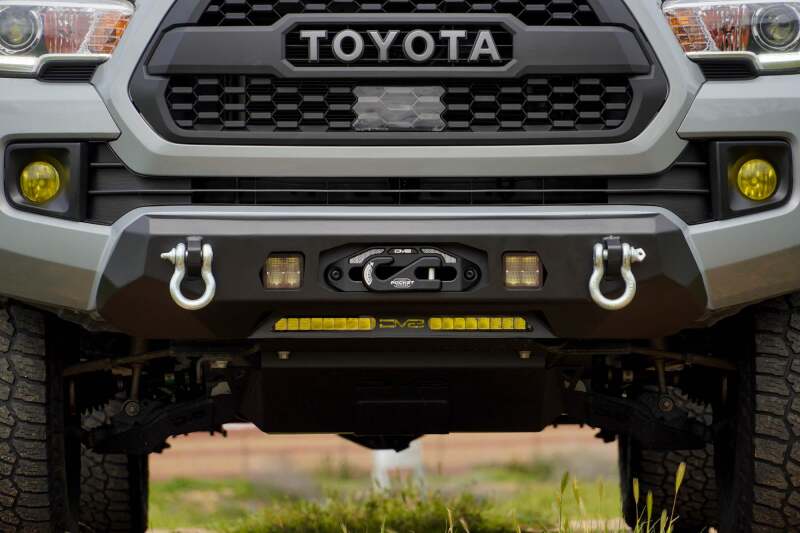 DV8 16-23 Toyota Tacoma Center Mount Winch Front Bumper - DV8 Offroad DVEFBTT1-06