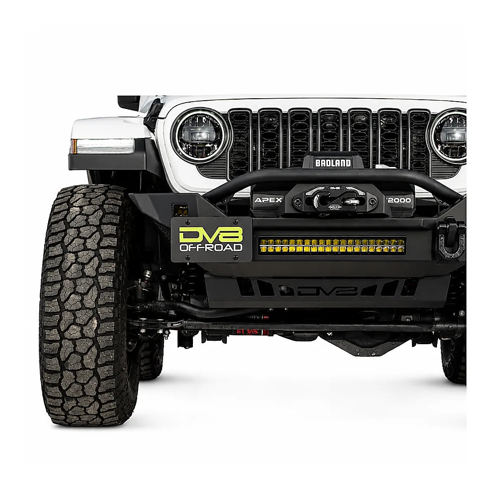 DV8 Offroad DVELPUN-01 Universal Quick Release D-Ring License Plate Mount