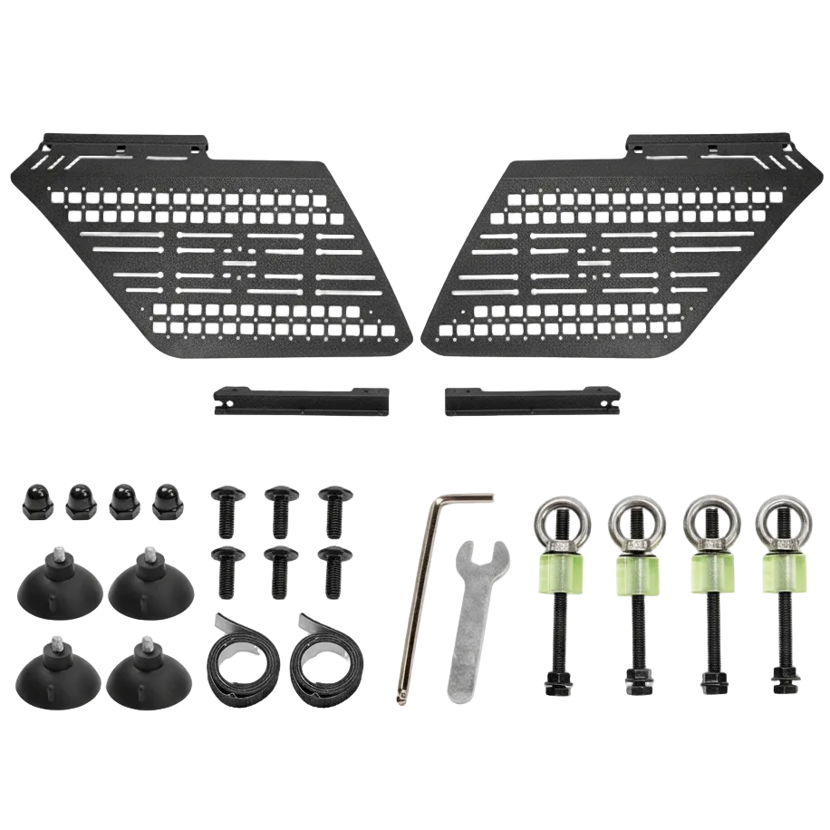 DV8 25-26 Toyota 4Runner Exterior Window Molles (Use w/ PN dveRRTF3-02) - Driver & Passenger - DV8 Offroad DVERRTF3-02EM