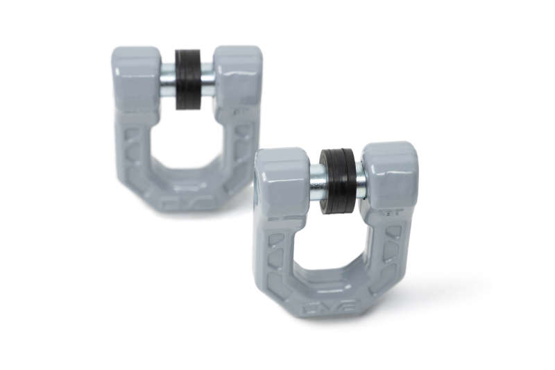 DV8 Offroad Elite Series D-Ring Shackles - Pair (Gray)-Bumper Accessories-DV8 Offroad-810087812300-