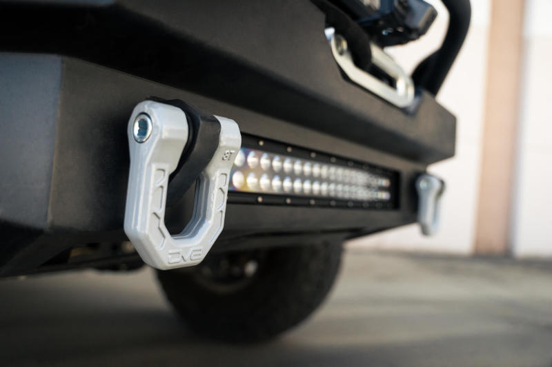 DV8 Offroad Elite Series D-Ring Shackles - Pair (Gray)-Bumper Accessories-DV8 Offroad-810087812300-