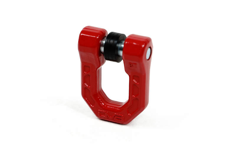DVEUNSK-01RD-DV8 Offroad Elite Series D-Ring Shackles - Pair (Red)-Bumper Accessories-DV8 Offroad