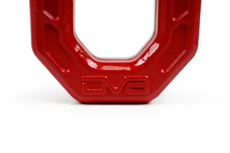DVEUNSK-01RD-DV8 Offroad Elite Series D-Ring Shackles - Pair (Red)-Bumper Accessories-DV8 Offroad