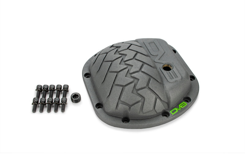 DV8 Offroad HD Dana 35 Diff Cover Cast Iron Gray Powdercoat - Black Ops Auto Works