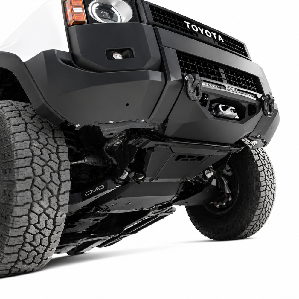 DV8 Offroad front skid plate for Toyota Land Cruiser 250 engine protection