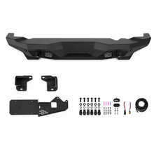 Load image into Gallery viewer, DV8 RBBR-05 bolt-on steel rear bumper with textured black finish for Ford Bronco
