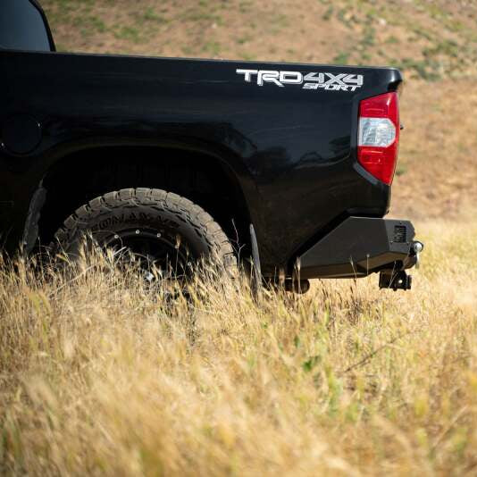 DV8 Spec Series Toyota Tundra rear bumper detail view