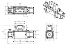 Load image into Gallery viewer, DV8 Offroad DV8 Xtract 12k Synthetic Rope Winch