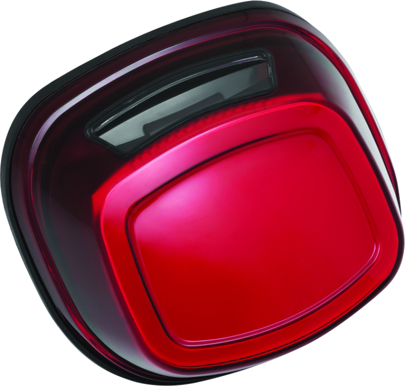 KUR2910-Kuryakyn Tracer LED Taillight Red Lens With License Light-Brackets-Kuryakyn