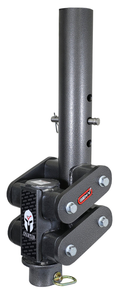 GENGH-7042-Gen-Y Spartan Torsion-Flex 5in Offset 4in RD Tube Gooseneck 2-5/16in Coupler Standard Height-Hitch Accessories-GEN-Y Hitch
