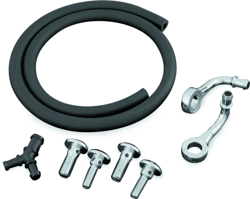 KUR9932-Kuryakyn Bluegrass Breather Kits 93-06 with CV Carb, 01-17 Delphi(ex. 08-17 Touring)-PCV Valves-Kuryakyn