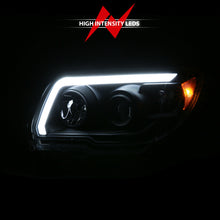 Load image into Gallery viewer, ANZ111616-ANZO 06-09 Toyota 4 Runner Projector Headlights Plank Style - Black-Headlights-ANZO