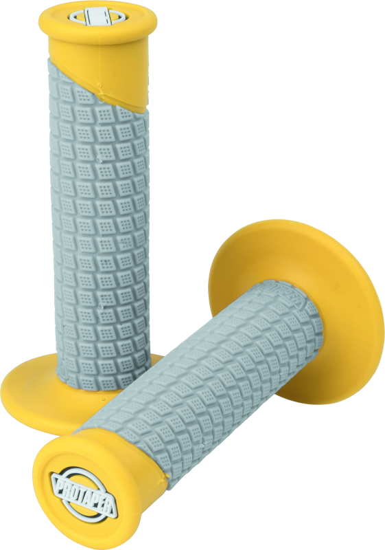 PTR021680-ProTaper Clamp-On Pillow Top Grips - Yellow/Gray-Grips-ProTaper
