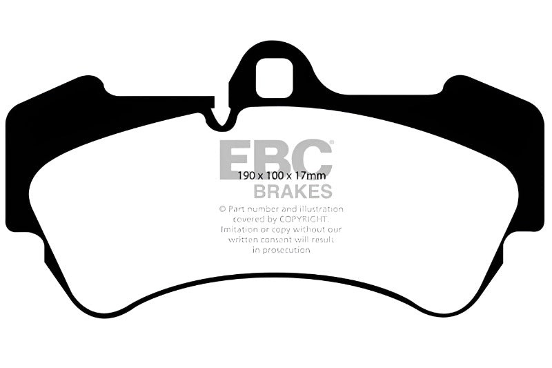 EBCDP51521NDX-EBC 04-06 Porsche Cayenne 3.2L Bluestuff Front Brake Pads-Brake Pads - Racing-EBC