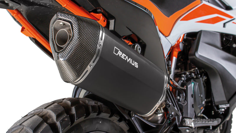 Remus 2019 KTM 790 Adventure R Mod Black Hawk Black Slip On-Motorcycle Slip-On-Remus