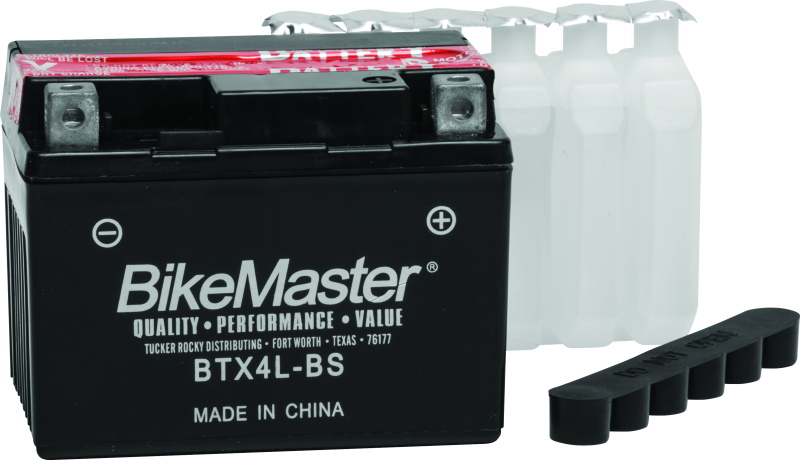 BKM781306-BikeMaster BTX4L-BS Battery-Batteries-Bike Master
