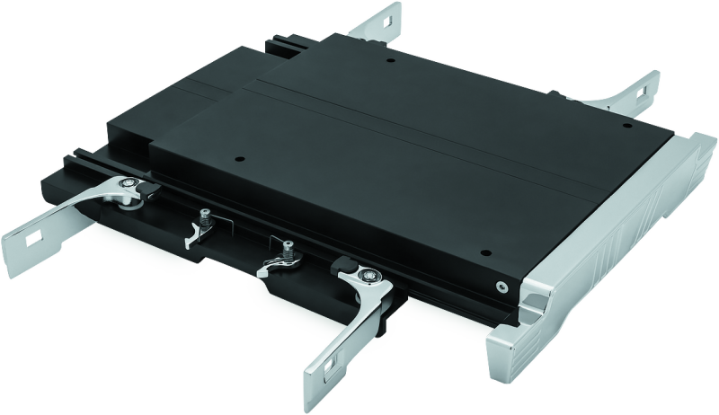 KUR8731-Kuryakyn Quick Adjust Tour-Pak Relocator 14-Up Touring Chrome-Cargo Organization-Kuryakyn