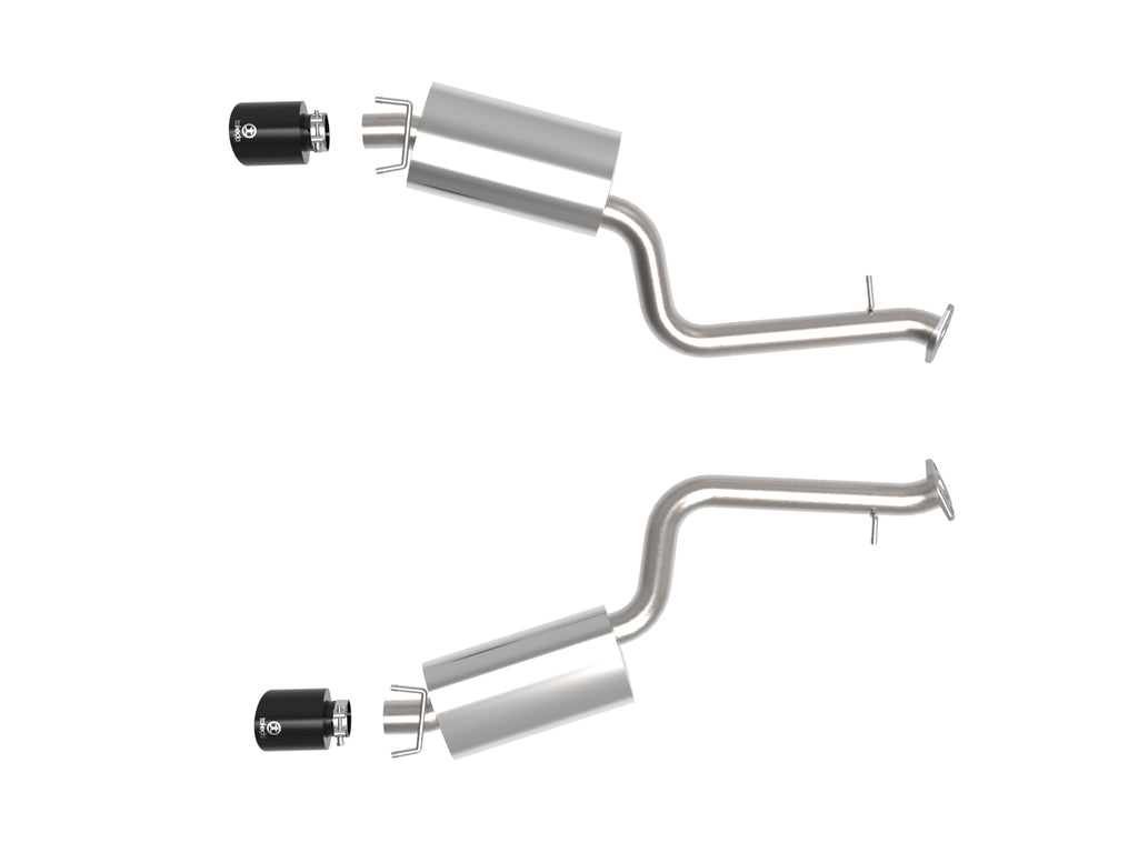 aFe aFe Takeda 14-22 Lexus IS350 V6 2.5in. 304 Stainless Steel Axle-Back Exhaust System w/ Black Tip