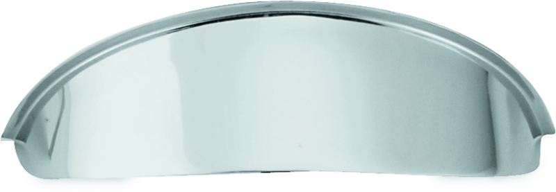 BKC490522-Bikers Choice Chrome Headlight Visor 5 3/4in Universal Custom Replaces H-D 67750-88T-Headlights-Bikers Choice