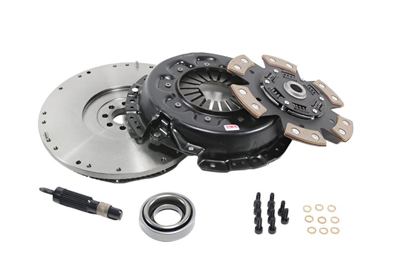 COMP60443-G4-Competition Clutch Nissan 240SX SR20DET 250mm 6 Puck Disc White Bunny Upgrade Kit-Clutch Kits - Single-Competition Clutch