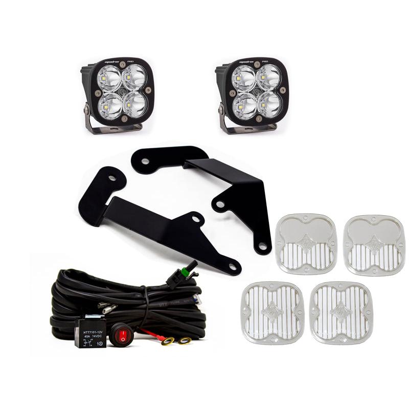 Baja Designs 21+ Ford Bronco Sport Squadron Sport Spot LED Light Pods - Clear-Light Bars & Cubes-Baja Designs