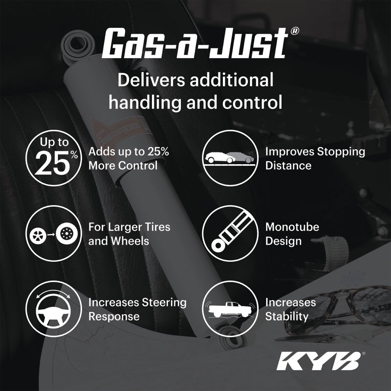 KYB KG3198 Gas-a-Just Rear Shock - 1960-1980 Triumph GT6, Herald and Spitfire - image 4