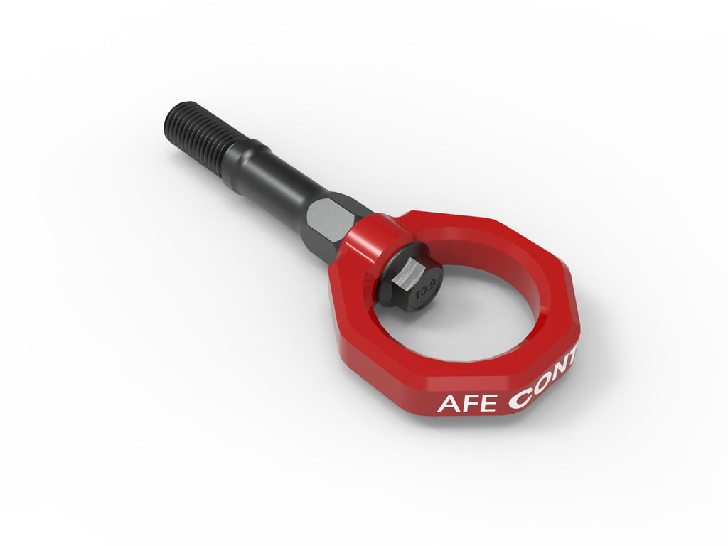 aFe AFE 20-24 Chevrolet C8 Corvette Rear Tow Hook - Red