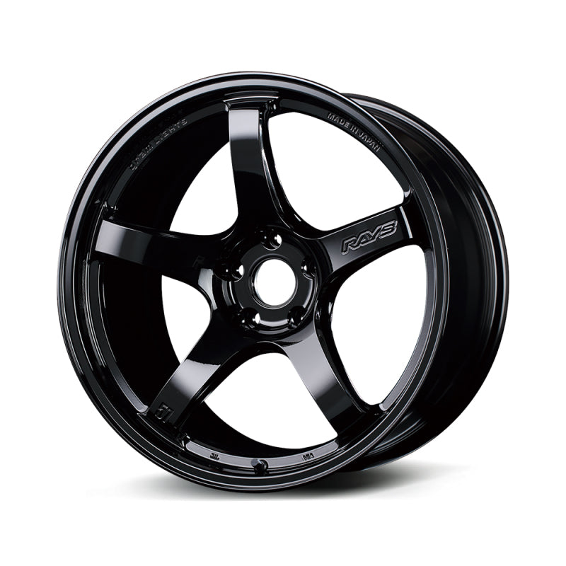 GLSWGCRQ38EGX-Gram Lights 57CR 17x9 +38 5x114.3 Gloss Black Wheel-Wheels - Cast-Gram Lights