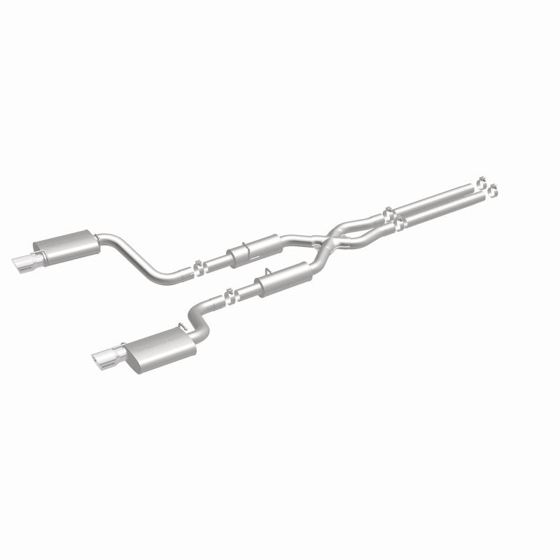 MagnaFlow 11-12 Dodge Charger SRT-8 Hemi Dual Split Rear Exit Stainless Cat-Back Performance Exhaust-Catback-Magnaflow