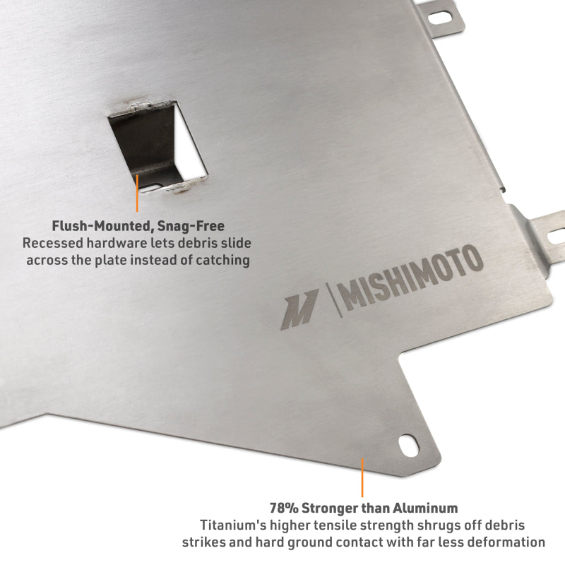 Mishimoto titanium skid plate side profile