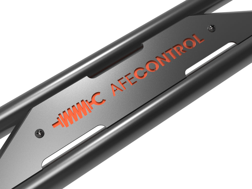 aFe aFe CONTROL 20-22 Ford Explorer L4 2.3L (t) Tubular Steel Front Suspension Strut Brace Gunmetal Gray