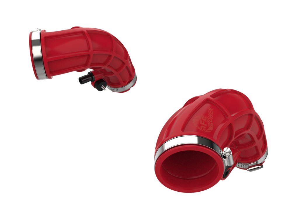 aFe aFe Power 22-24 Toyota Land Cruiser (J300) / 22-24 Toyota Tundra V6-3.4L (tt) Red Turbo Inlet Pipes