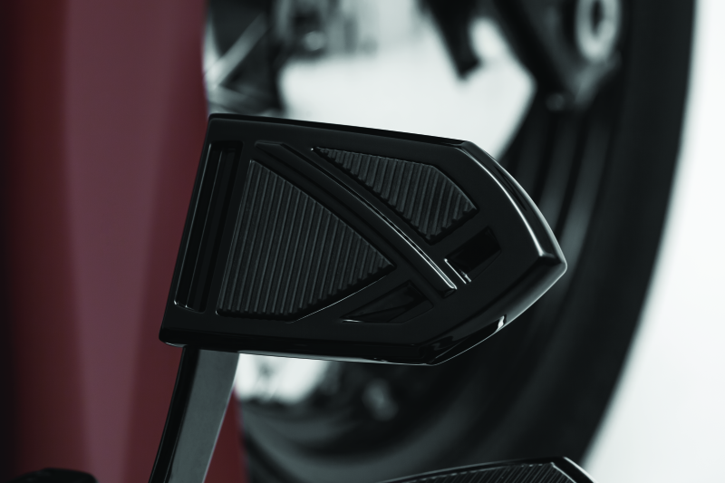 KUR5755-Kuryakyn Phantom Brake Pedal Pad For 18-Up FL Softails Black-Pedals-Kuryakyn