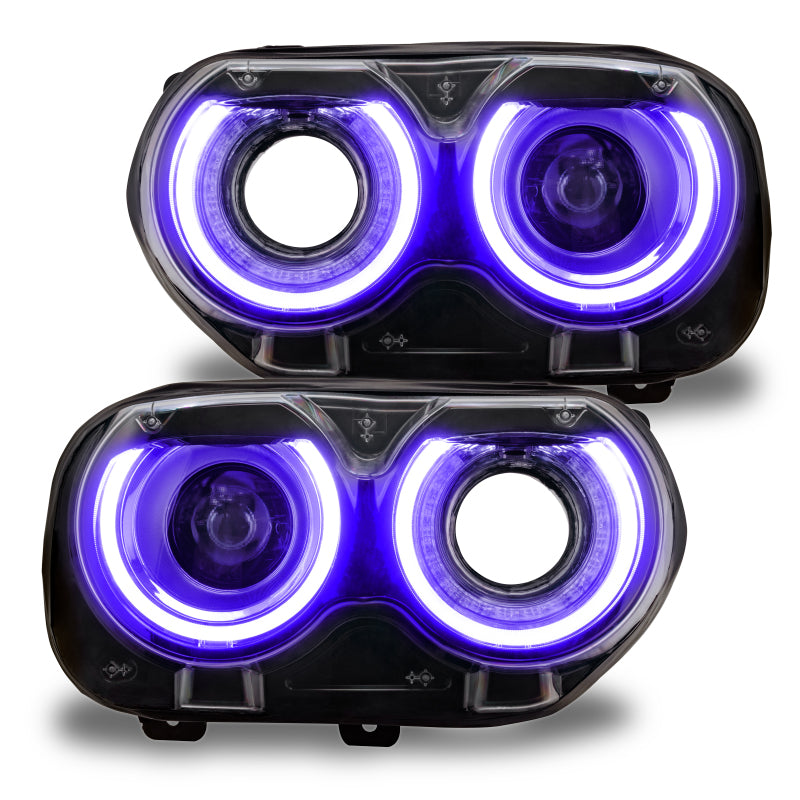 Oracle 15-21 Dodge Challenger RGB+W Headlight DRL Upgrade Kit - ColorSHIFT - BC1-Headlights-ORACLE Lighting