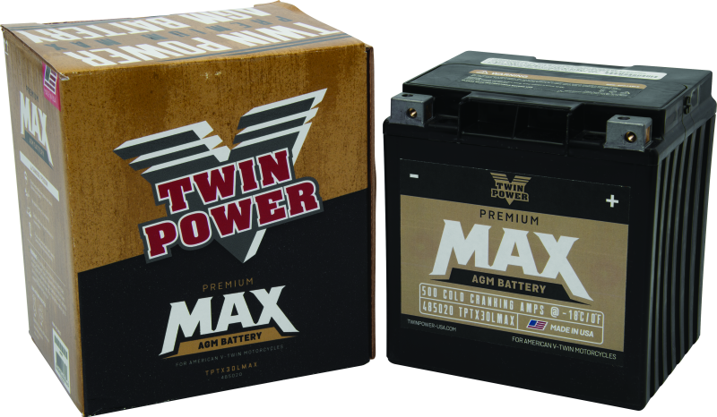 TWP485020-Twin Power GYZ-32HL Premium MAX Battery Replaces H-D 66010-97A Made in USA-Batteries-TwinPower