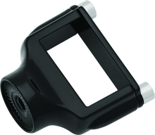 Load image into Gallery viewer, KUR3119-Kuryakyn Side Mount License Plate Holder Clamp 86-23 XL Models Gloss Black-License Plate Relocation-Kuryakyn
