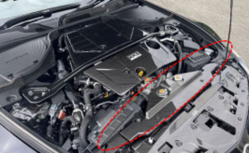 HKS70026-AN003-HKS 2023 Nissan Z Dry Carbon Radiator Cover-Carbon Accessories-HKS