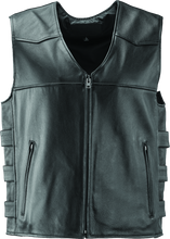 Load image into Gallery viewer, RIV094408-River Road Plains Leather Vest Black - XL-Vests-River Road