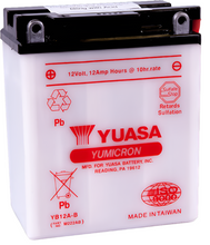 Load image into Gallery viewer, YSAYUAM222AB-Yuasa YB12A-B Yumicron 12 Volt Battery-Batteries-Yuasa Battery