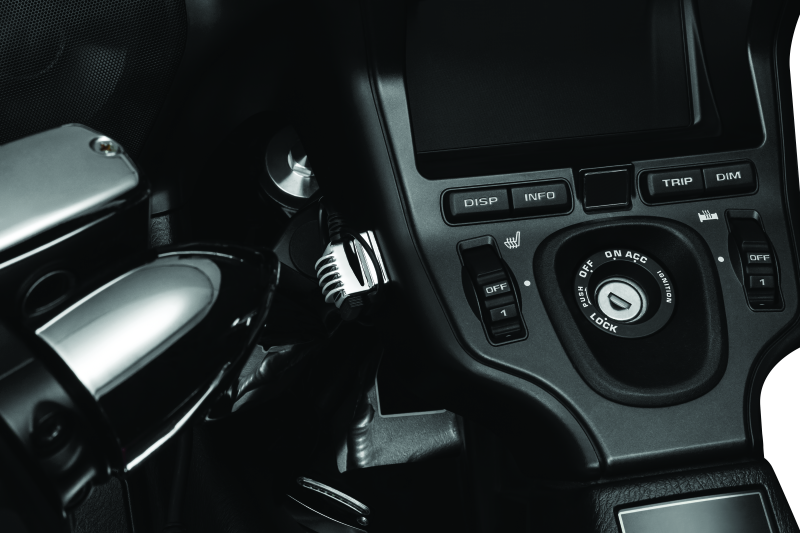 KUR1688-Kuryakyn USB Power Port Universal Charger Chrome-Programmer Accessories-Kuryakyn