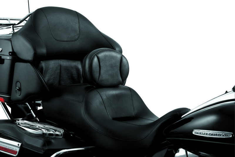 KUR1670-Kuryakyn Plug-In Driver Backrest 97-Up Touring Chrome-Seats-Kuryakyn