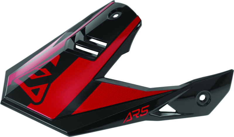 ANS447099-Answer AR5 Crypto Visor - Black/Red-Helmets and Accessories-Answer