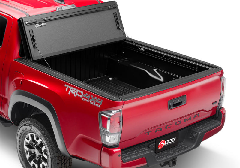 BAK448446-BAK 2024 Toyota Tacoma 5ft Bed BAKFlip MX4 Bed Cover-Tonneau Covers - Hard Fold-BAK