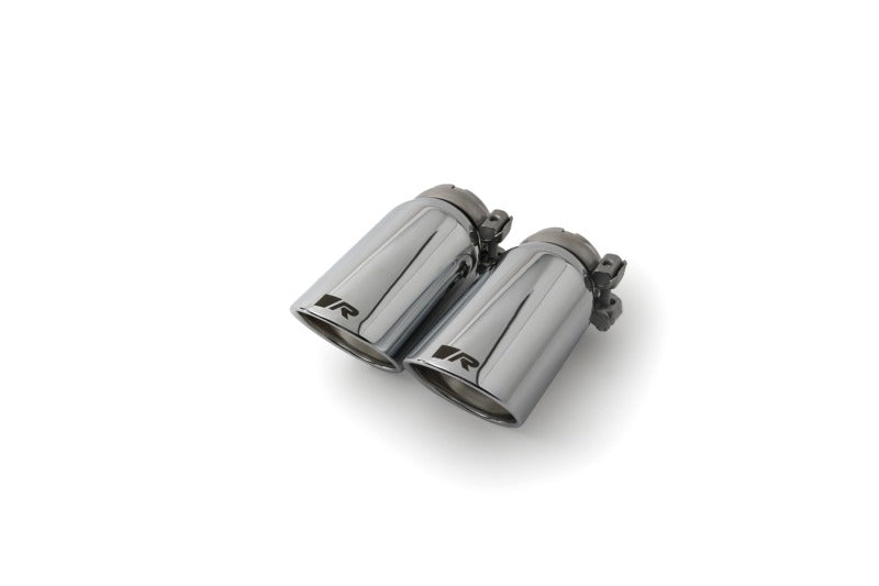 Remus Stainless Steel 84mm Angled Rolled Edge Chrome Tail Pipe Set (Pair)-Tail Pipes-Remus