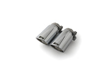 Load image into Gallery viewer, Remus Stainless Steel 84mm Angled Rolled Edge Chrome Tail Pipe Set (Pair)-Tail Pipes-Remus